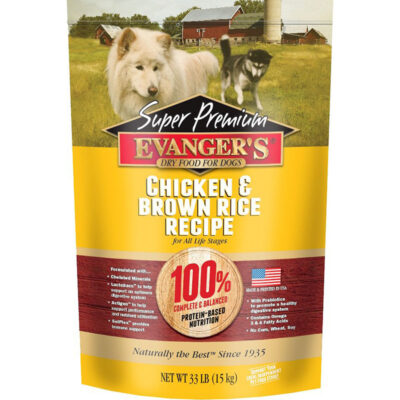 Thức ăn cho chó Evanger's Super Premium Chicken with Brown Rice Formula