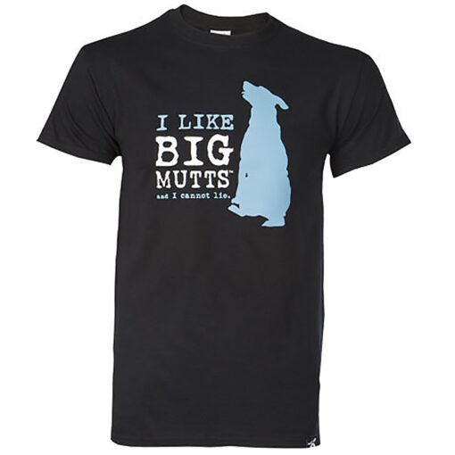Áo phông in hình Dog is Good "I Like Big Mutts" Black