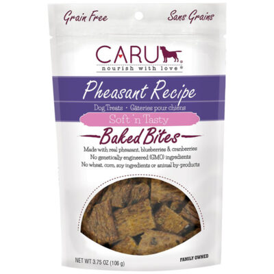 Bánh thưởng cho chó Caru Soft 'n Tasty Baked Bites Pheasant Recipe Grain- Free 11 Bánh thưởng cho chó Caru Soft 'n Tasty Baked Bites Pheasant Recipe Grain- Free