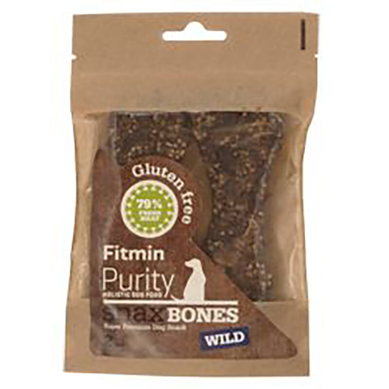 Bánh thưởng cho chó Fitmin Purity Snax Bones Wild 2ks