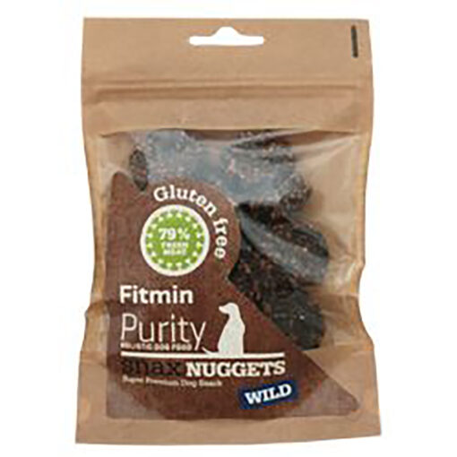 Bánh thưởng cho chó Fitmin Purity Snax Nuggets Wild 64g