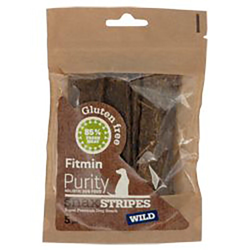 Bánh thưởng cho chó Fitmin Purity Snax Stripes Wild 5ks