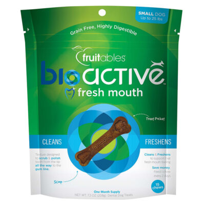 Bánh thưởng cho chó Fruitables BioActive Fresh Mouth Small 5 Bánh thưởng cho chó Fruitables BioActive Fresh Mouth Small