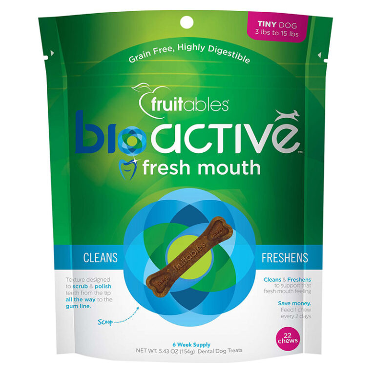 Bánh thưởng cho chó Fruitables BioActive Fresh Mouth Tiny