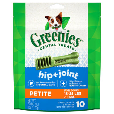 Bánh thưởng cho chó Greenies Hip & Joint Care Petite 8 Bánh thưởng cho chó Greenies Hip & Joint Care Petite
