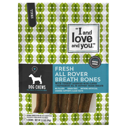 Bánh thưởng cho chó I and Love and You Rover Breath Bones