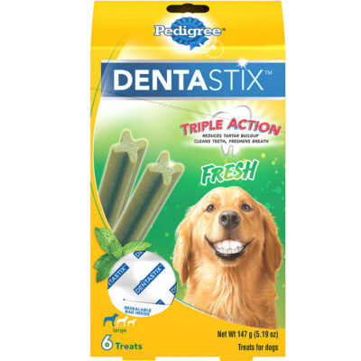 Bánh thưởng cho chó Pedigree Dentastix Large Fresh 6 Bánh thưởng cho chó Pedigree Dentastix Large Fresh