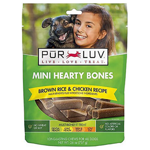 Bánh thưởng cho chó Pur Luv Brown Rice & Chicken Multi-Benefit