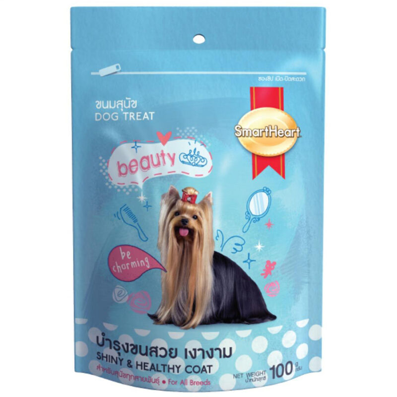 Bánh thưởng cho chó SmartHeart®Treat Shiny & Healthy Coat