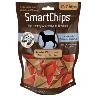 Bánh thưởng cho chó SmartBones SmartChips Peanut Butter 11 Bánh thưởng cho chó SmartBones SmartChips Peanut Butter