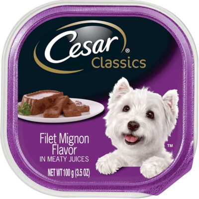 Thức ăn ướt cho chó Cesar Gourmet Filets in Sauce Filet Mignon Flavor 12 Thức ăn ướt cho chó Cesar Gourmet Filets in Sauce Filet Mignon Flavor