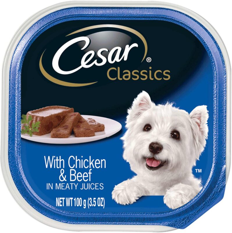 Pate cho chó Cesar Classics Pate With Chicken & Beef
