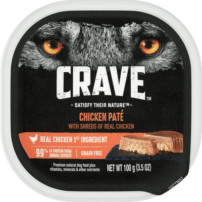 Pate cho chó Crave Chicken Pate with Protein from Shreds of Real Chicken 11 Pate cho chó Crave Chicken Pate with Protein from Shreds of Real Chicken 1
