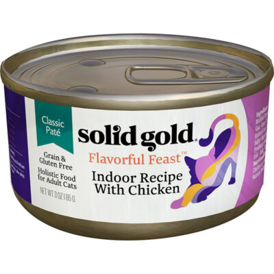 Pate cho mèo Solid Gold Flavorful Feast Indoor Recipe with Chicken 11 Pate cho mèo Solid Gold Flavorful Feast Indoor Recipe with Chicken