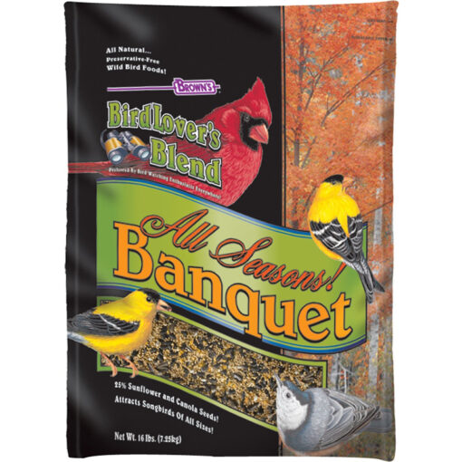 Thức ăn cho chim Brown's Bird Lover's Blend All Seasons! Banquet