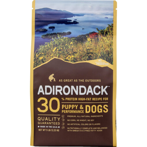Thức ăn cho chó Adirondack 30% High-Fat Puppy & Performance Recipe