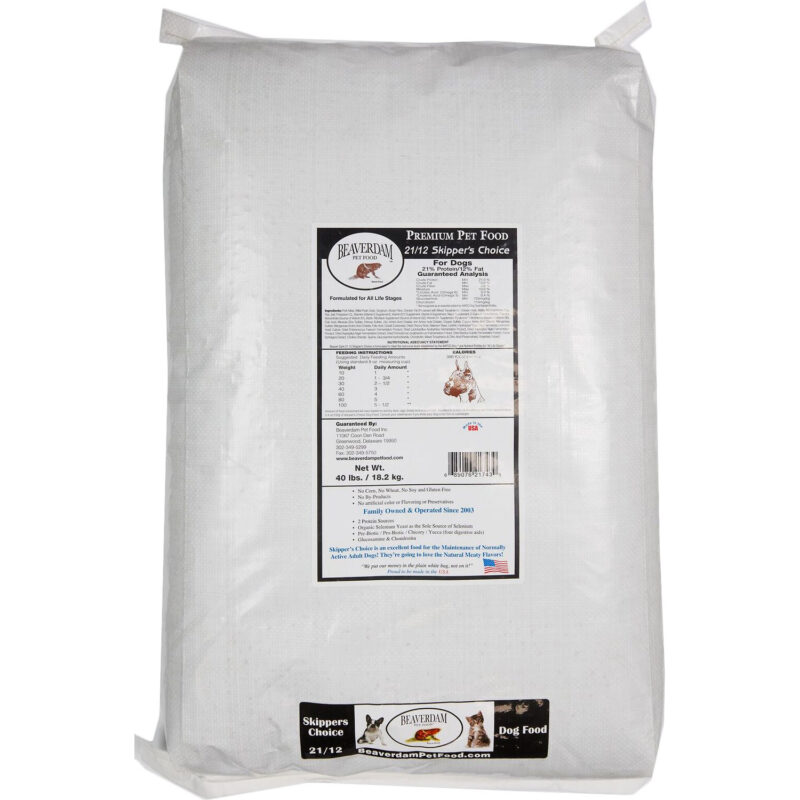 Thức ăn cho chó Beaverdam Pet Food Skipper's Choice 21/12