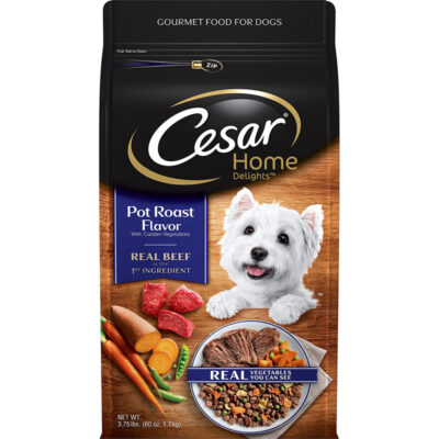 Thức ăn cho chó Cesar Home Delights Pot Roast Flavor with Garden Vegetables Small 7 Thức ăn cho chó Cesar Home Delights Pot Roast Flavor with Garden Vegetables Small