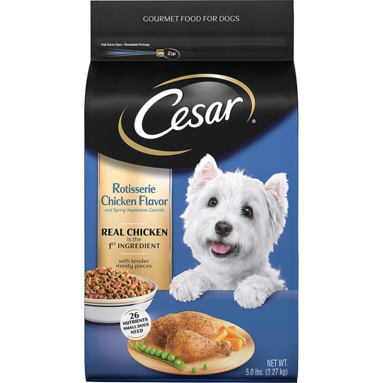 Thức ăn cho chó Cesar Rotisserie Chicken Flavor & Spring Vegetables Garnish Small