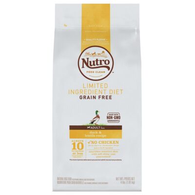 Thức ăn cho chó Nutro Limited Ingredient Diet Adult Duck & Lentils Recipe 9 Thức ăn cho chó Nutro Limited Ingredient Diet Adult Duck & Lentils Recipe