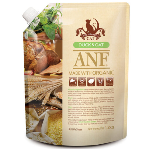 Thức ăn cho mèo ANF Made with Organic Duck & Oat