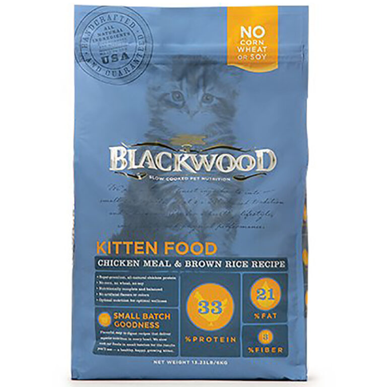 Thức ăn cho mèo Blackwood Chicken Meal & Rice Recipe Kitten