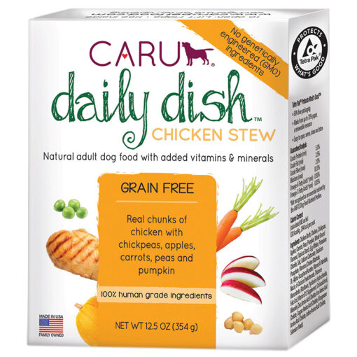 Thức ăn ướt cho chó Caru Daily Dish Chicken Stew Grain-Free