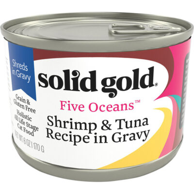 Thức ăn ướt cho mèo Solid Gold Five Oceans Shrimp & Tuna