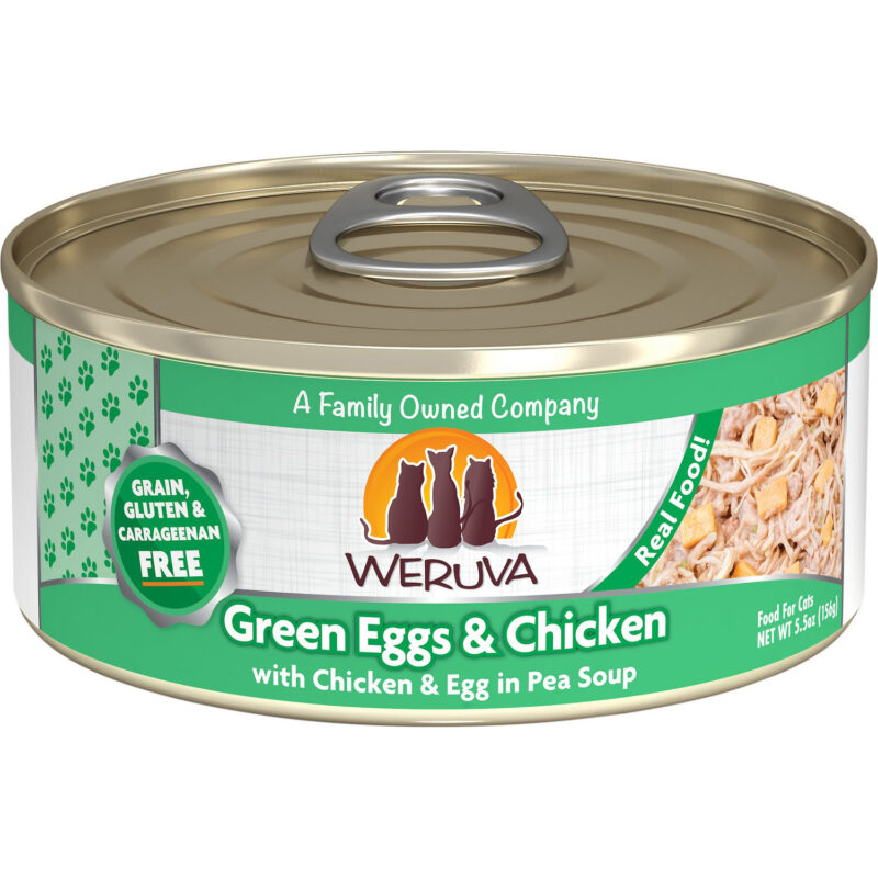 Thức ăn ướt cho mèo Weruva Green Eggs & Chicken with Chicken, Egg & Greens in Gravy Thức ăn ướt cho mèo Weruva Green Eggs & Chicken with Chicken, Egg & Greens in Gravy