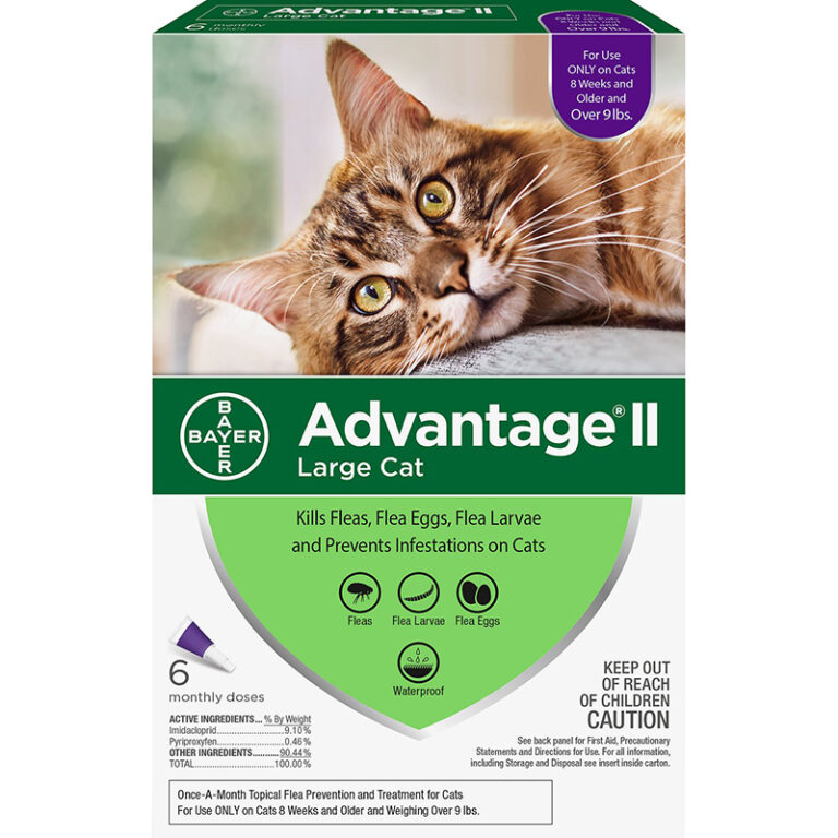 Thuốc diệt ve rận cho mèo Advantage II Flea Treatment