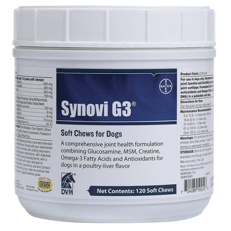Thuốc dinh dưỡng cho chó Synovi G3 Joint Health Soft Chews