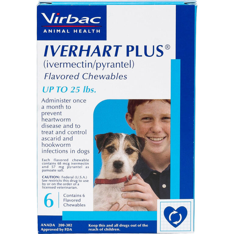 Thuốc tẩy giun cho các giống chó nhỏ Iverhart Plus