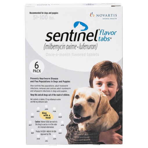 Thuốc tẩy giun cho chó cỡ lớn Sentinel Flavor