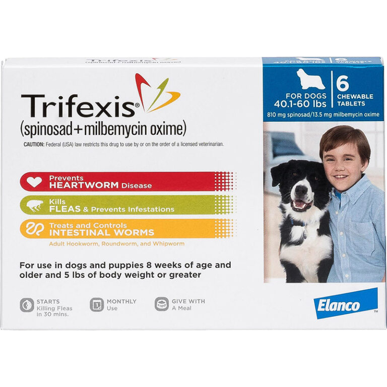 Thuốc tẩy giun cho chó giống lớn và trung bình Trifexis