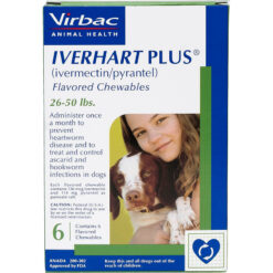 Thuốc tẩy giun cho chó giống trung bình Iverhart Plus