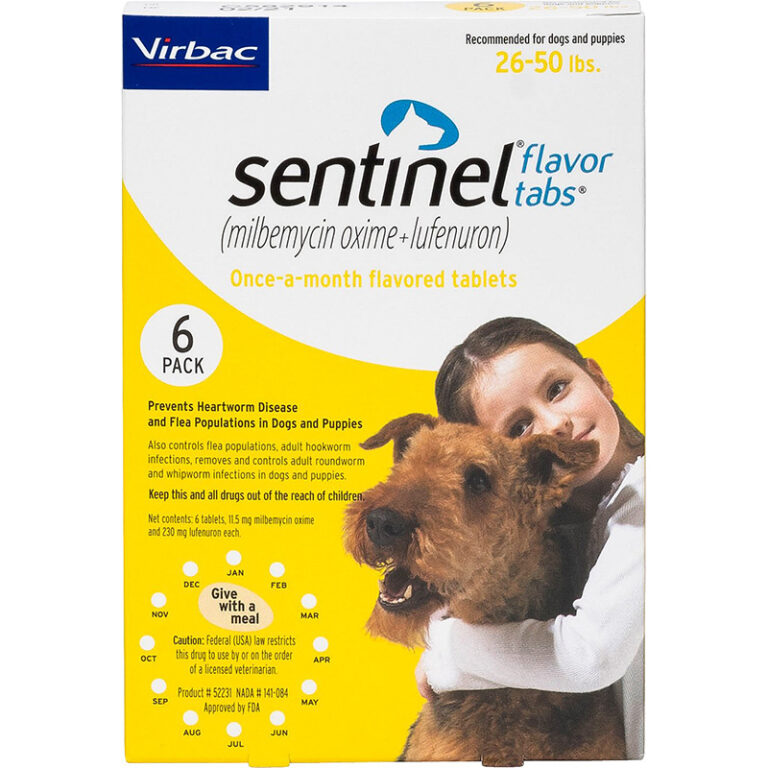 Thuốc tẩy giun cho chó giống trung bình Sentinel Flavor
