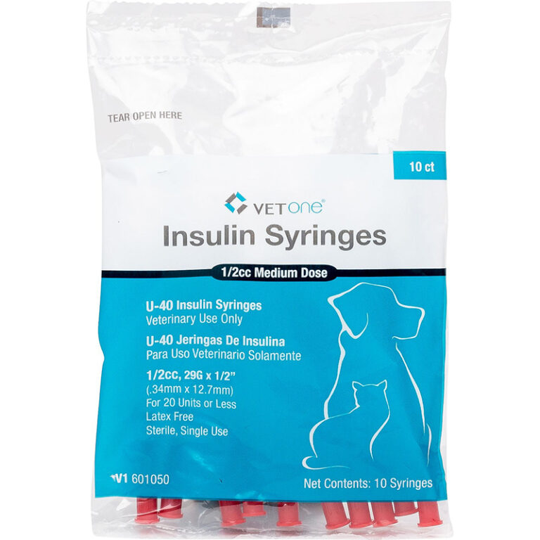 Thuốc trị đái tháo đường cho chó mèo Insulin Syringes