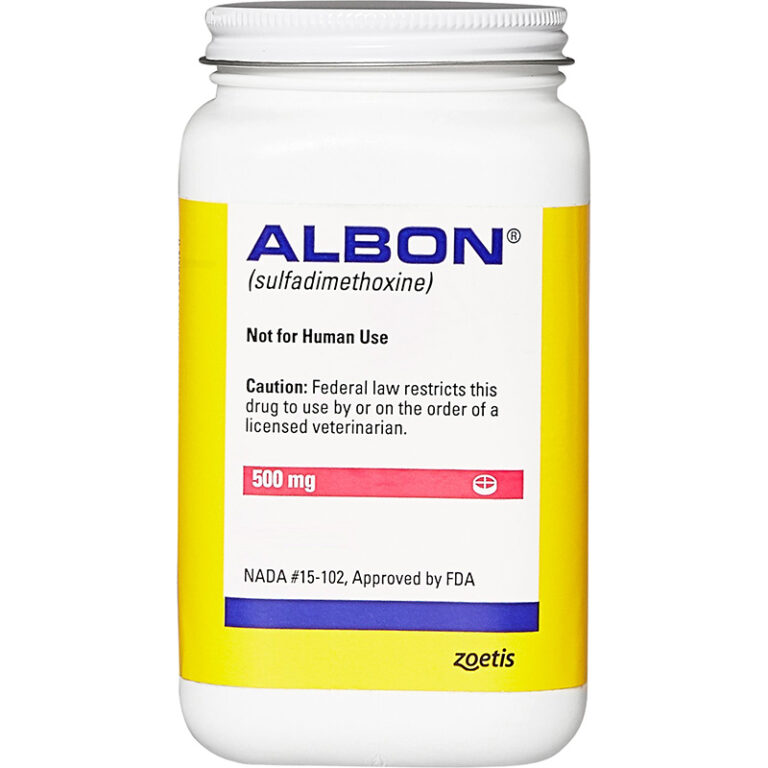 Thuốc trị nhiễm khuẩn cho chó mèo Albon Tablets