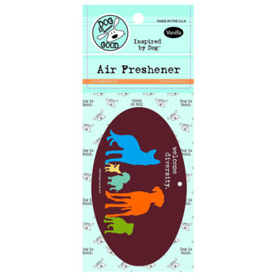 Túi thơm ô tô Dog is Good "Welcome Diversity" Air Freshener