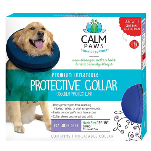 Vòng cổ chống liếm cho chó mèo Calm Paws Inflatable Protective