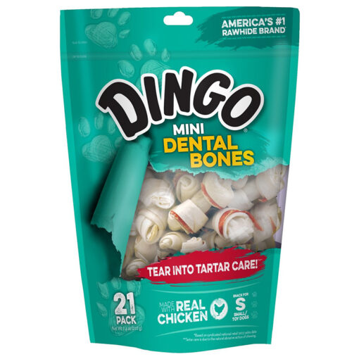 Xương thưởng cho chó Dingo Mini Dental Bones Chicken