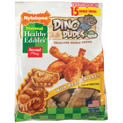 Xương thưởng cho chó Nylabone Dino Dudes Chicken 10 Xương thưởng cho chó Nylabone Dino Dudes Chicken