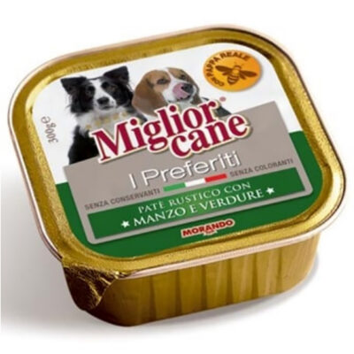 Pate cho chó Morando Miglior Cane I Preferiti Alutray With Beef And Vegetables