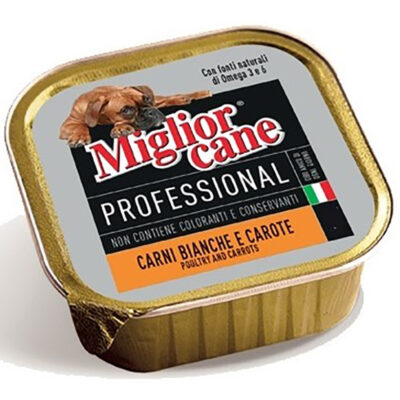 Pate cho chó Morando Migliorcane Professional Alutray With Poultry And Carrots