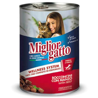 Pate cho mèo Morando Miglior Gatto Chukns With Beef