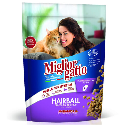 Thức ăn cho mèo Morando Miglior Gatto Kibbles Hairball With Chicken