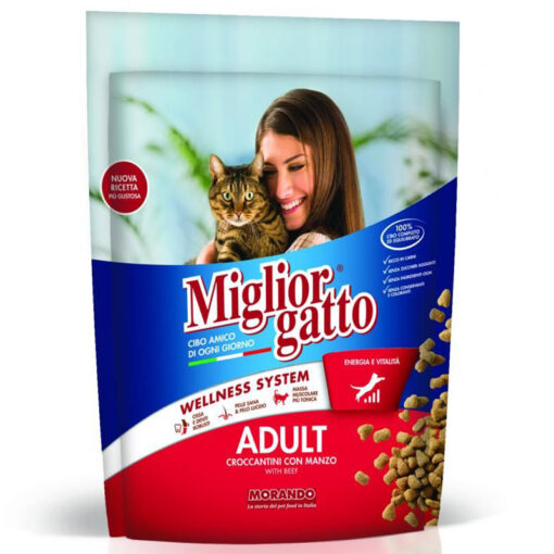 Thức ăn cho mèo Morando Miglior Gatto Kibbles With Beef