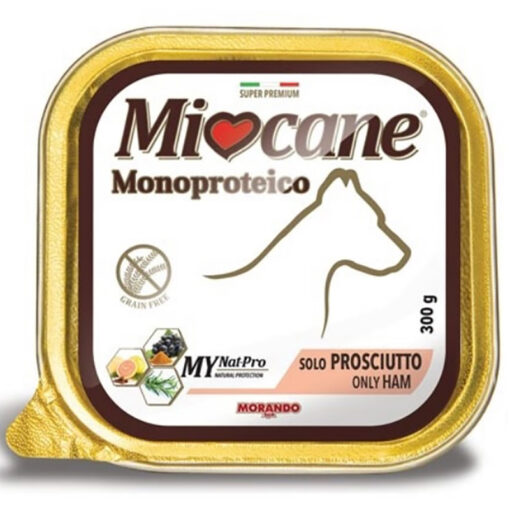Thức ăn ướt cho chó Morando MioCane MonoProteico Only Ham