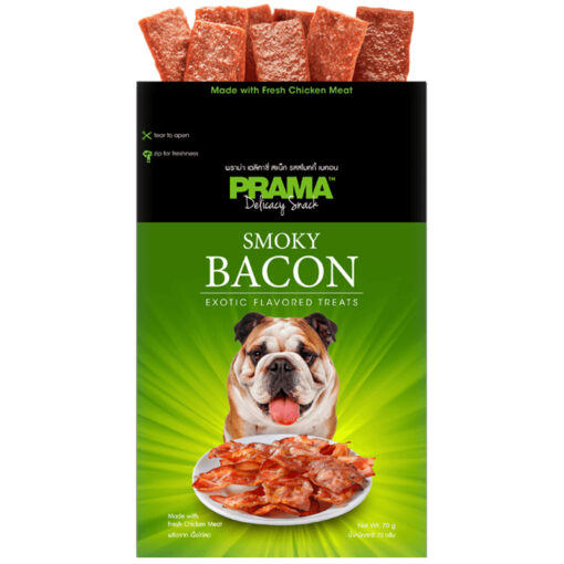Bánh thưởng cho chó Prama Delicacy Smoky Bacon