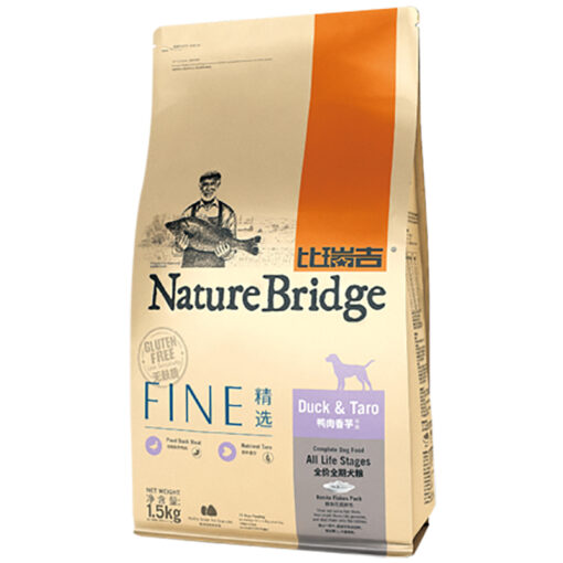 Thức ăn cho chó Nature Bridge Duck & Taro For All Life Stages